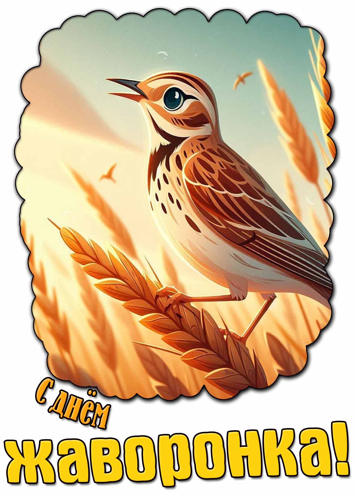 Картинка с днём жаворонка