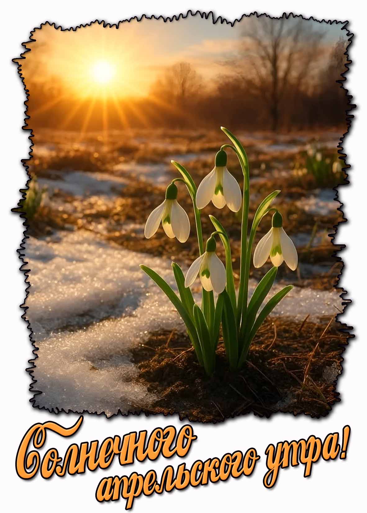 Картинка солнечного апрельского утра