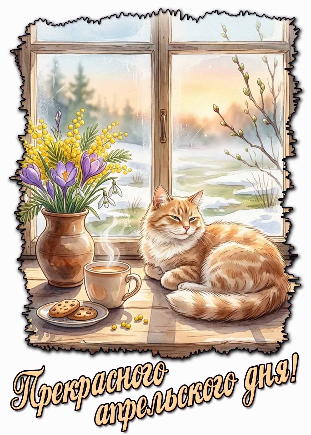 Прекрасного апрельского дня! - красивая картинка