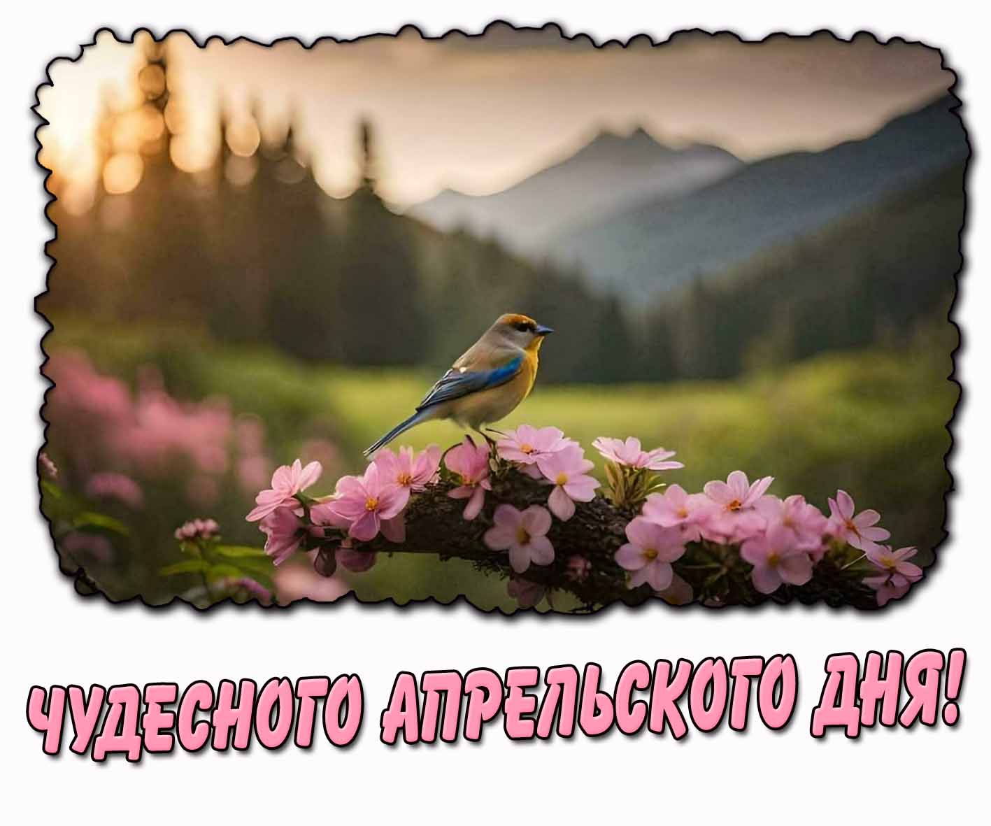 Картинка чудесного апрельского дня