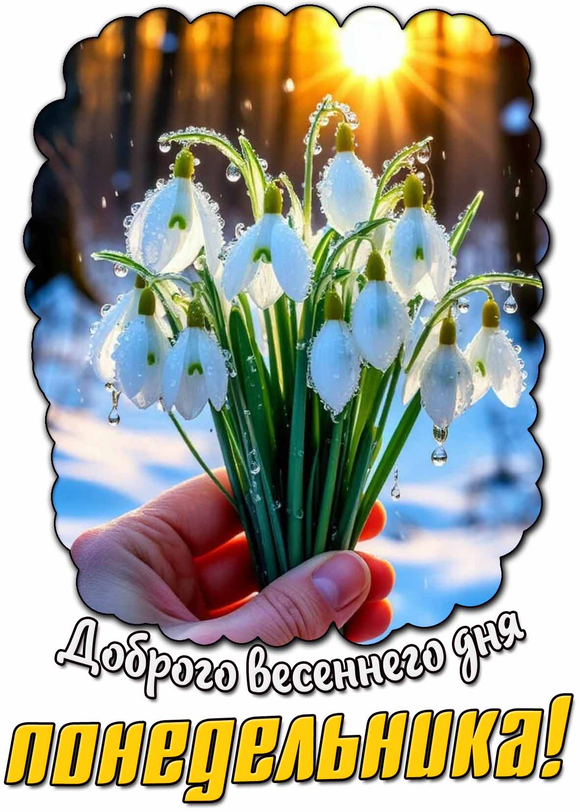 Картинка доброго весеннего дня дня понедельника