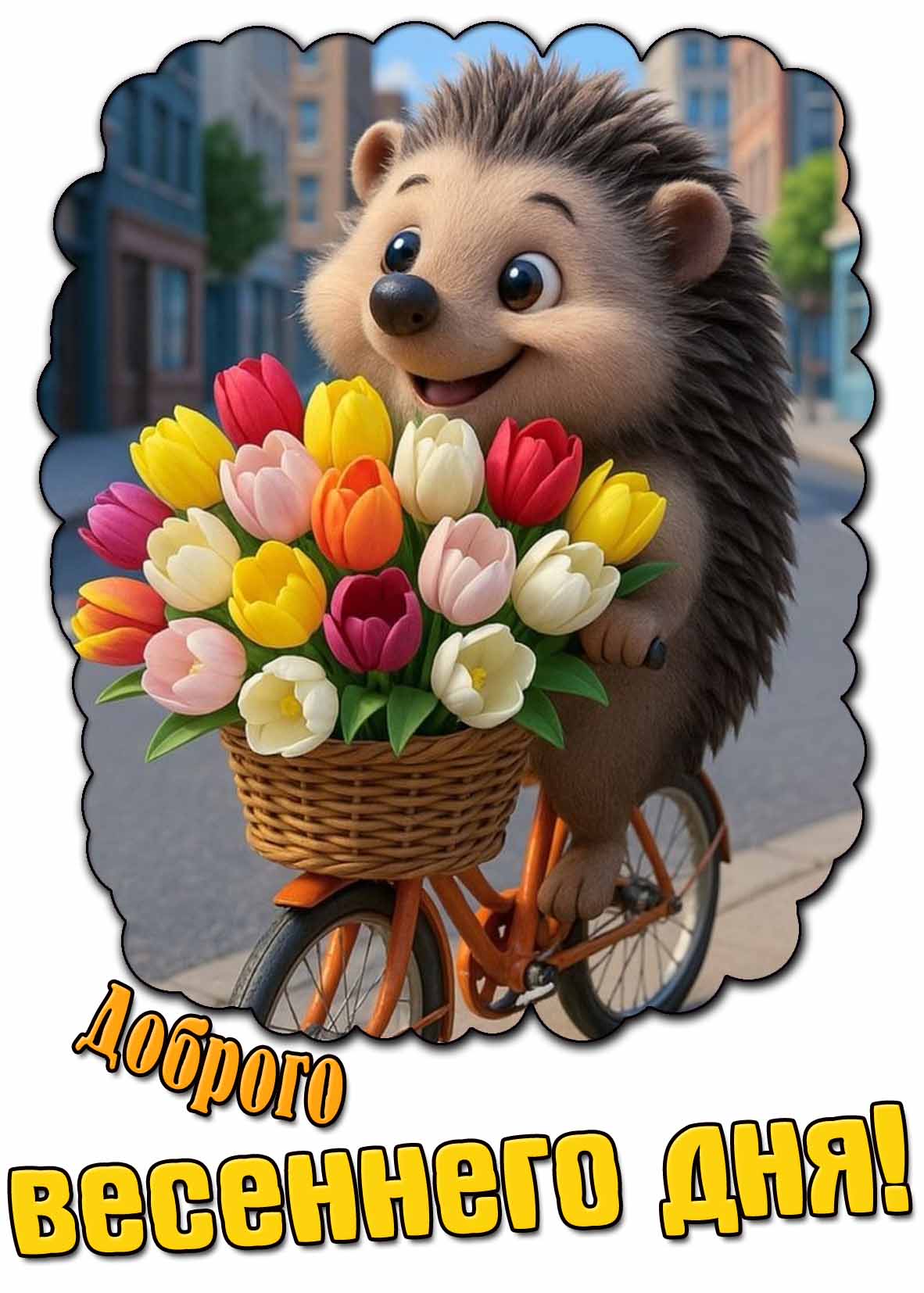 Прикольная картинка доброго весеннего дня