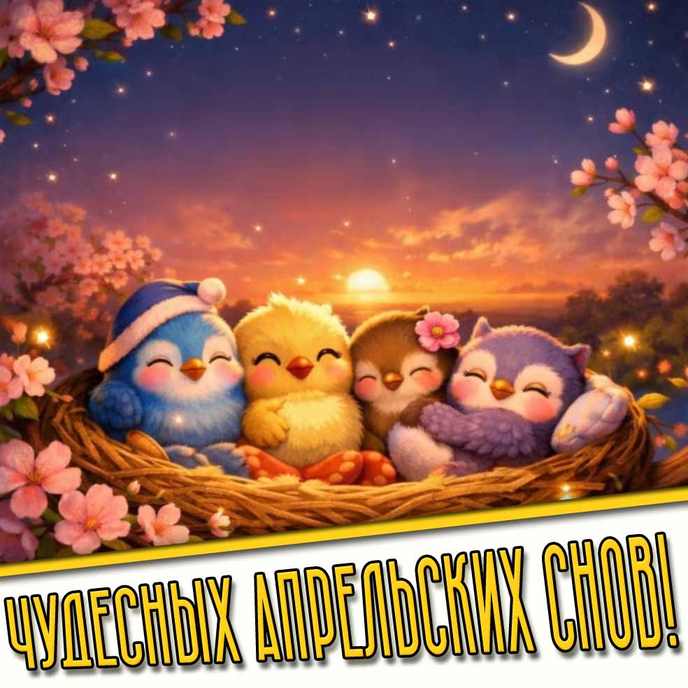 Картинка чудесных апрельских снов
