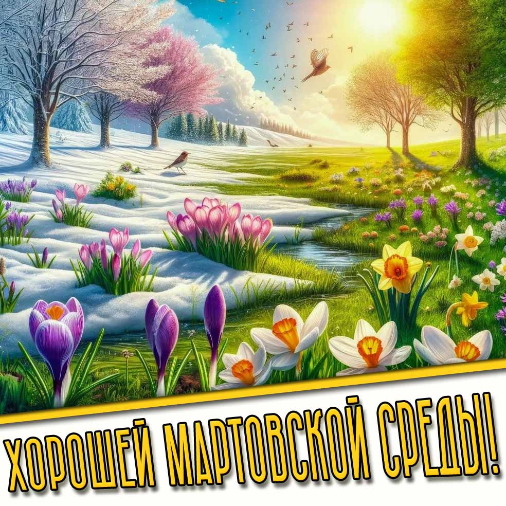 Картинка хорошей мартовской среды