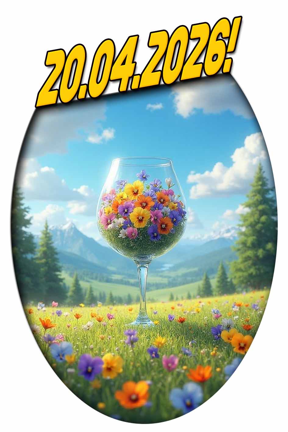 Картинка на красивую дату 20.04.2026