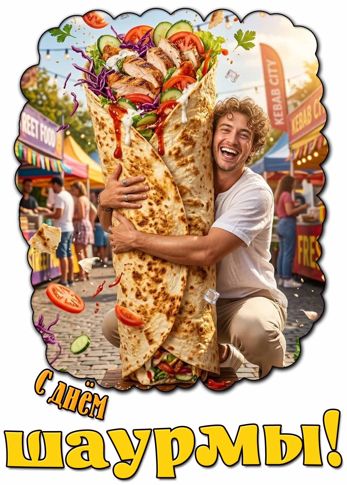 Прикольная картинка с днём шаурмы