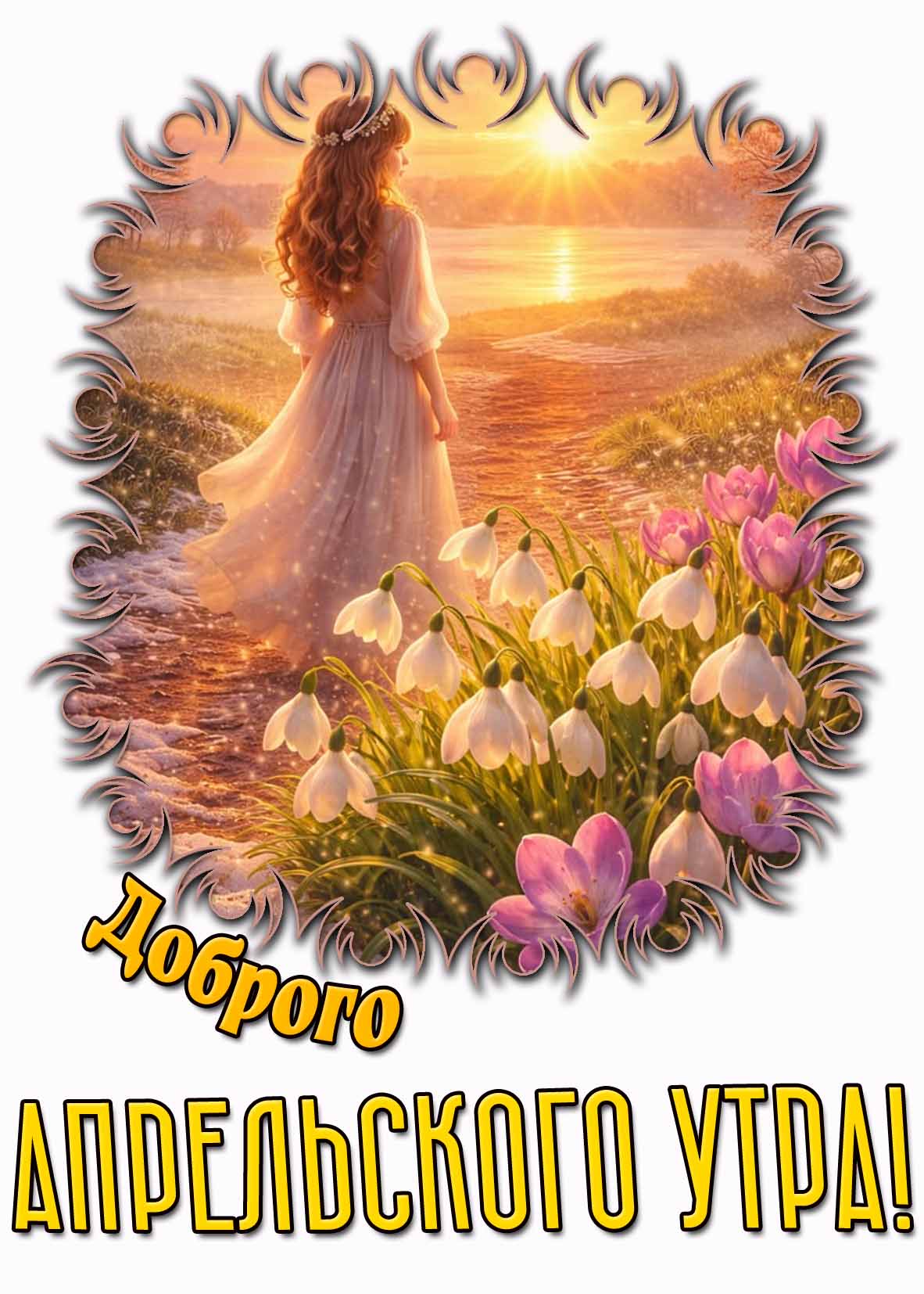 Красивая картинка "Доброго апрельского утра!"