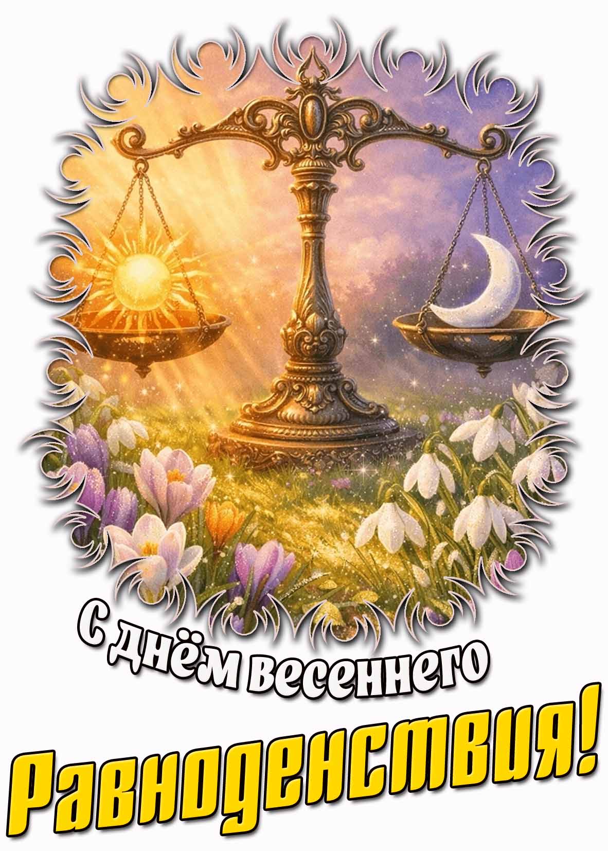 Красивая картинка с днём весеннего равноденствия