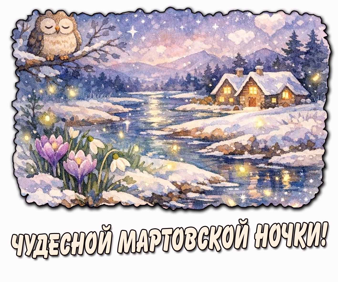 Чудесной мартовской ночи! - красивая картинка