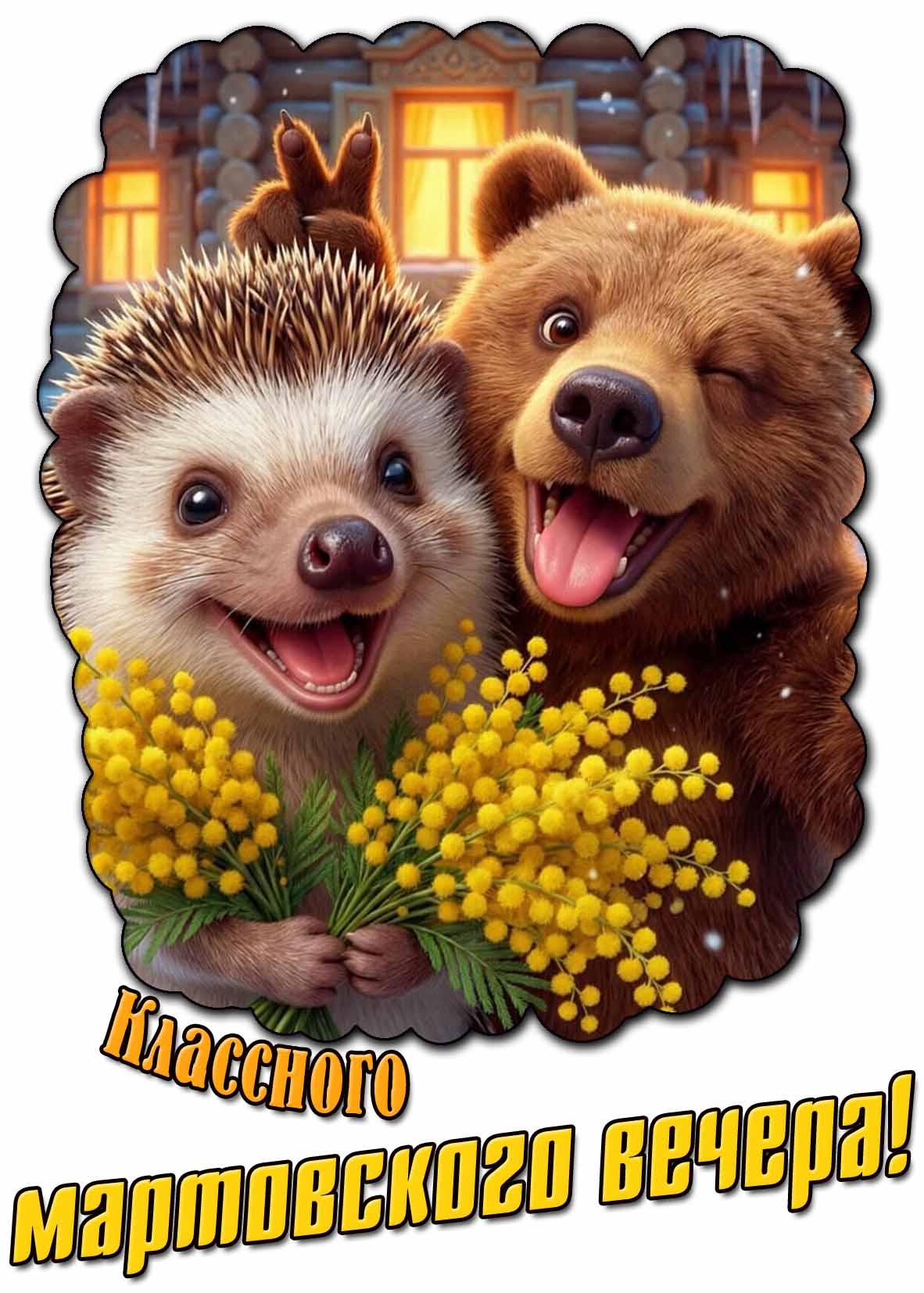 Картинка классного мартовского вечера