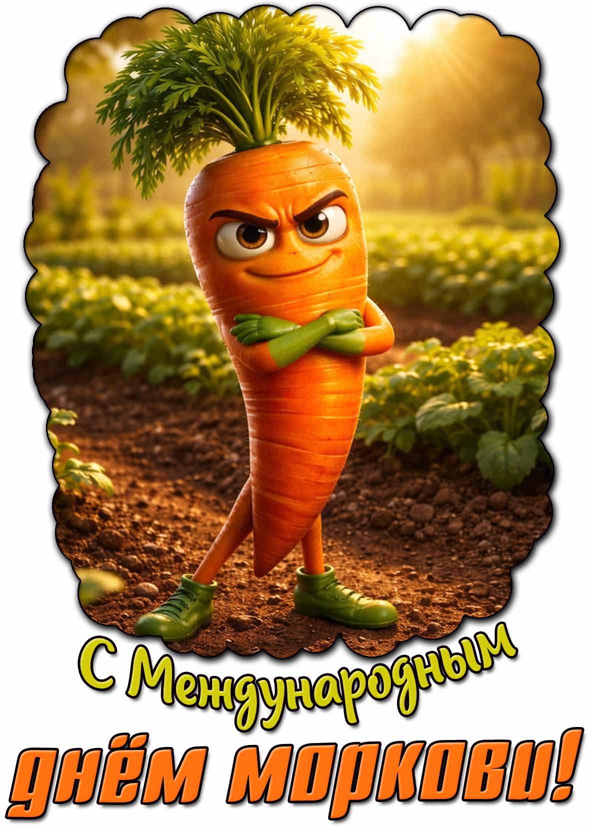 Картинка с Международным днём моркови