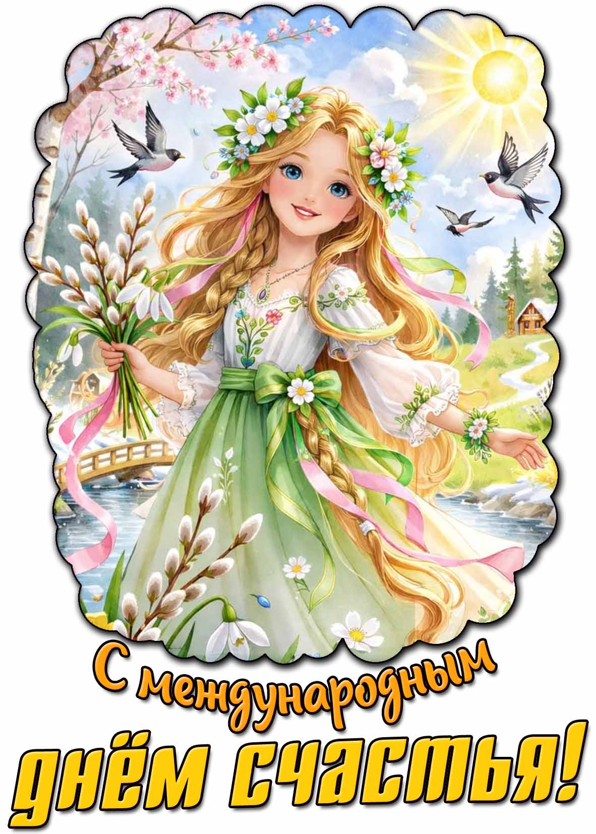 Картинка с Международным днём счастья