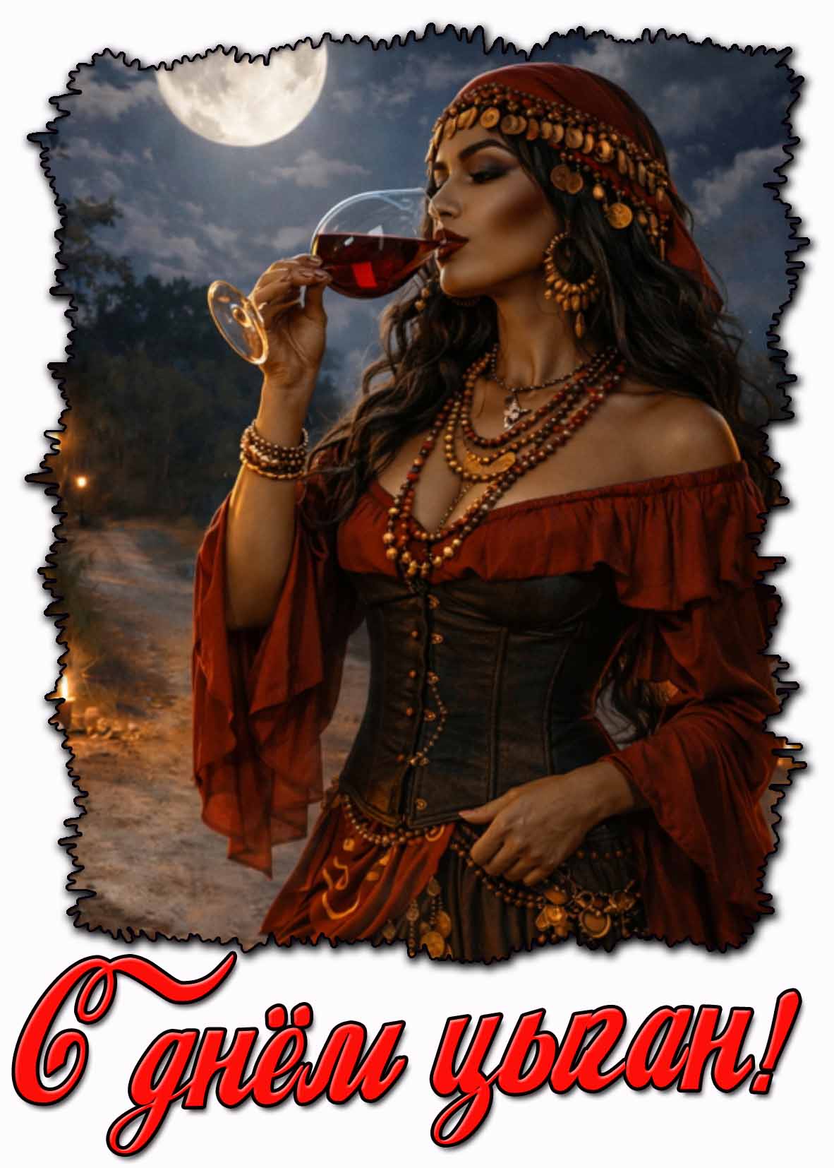 Картинка с днём цыган