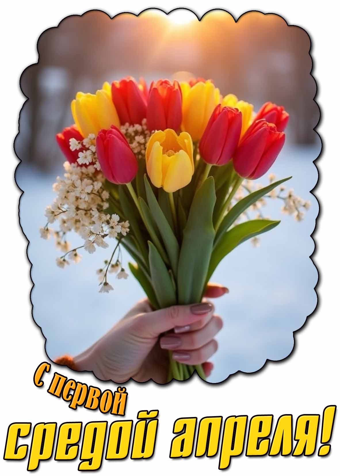 Красивая картинка с первой средой апреля