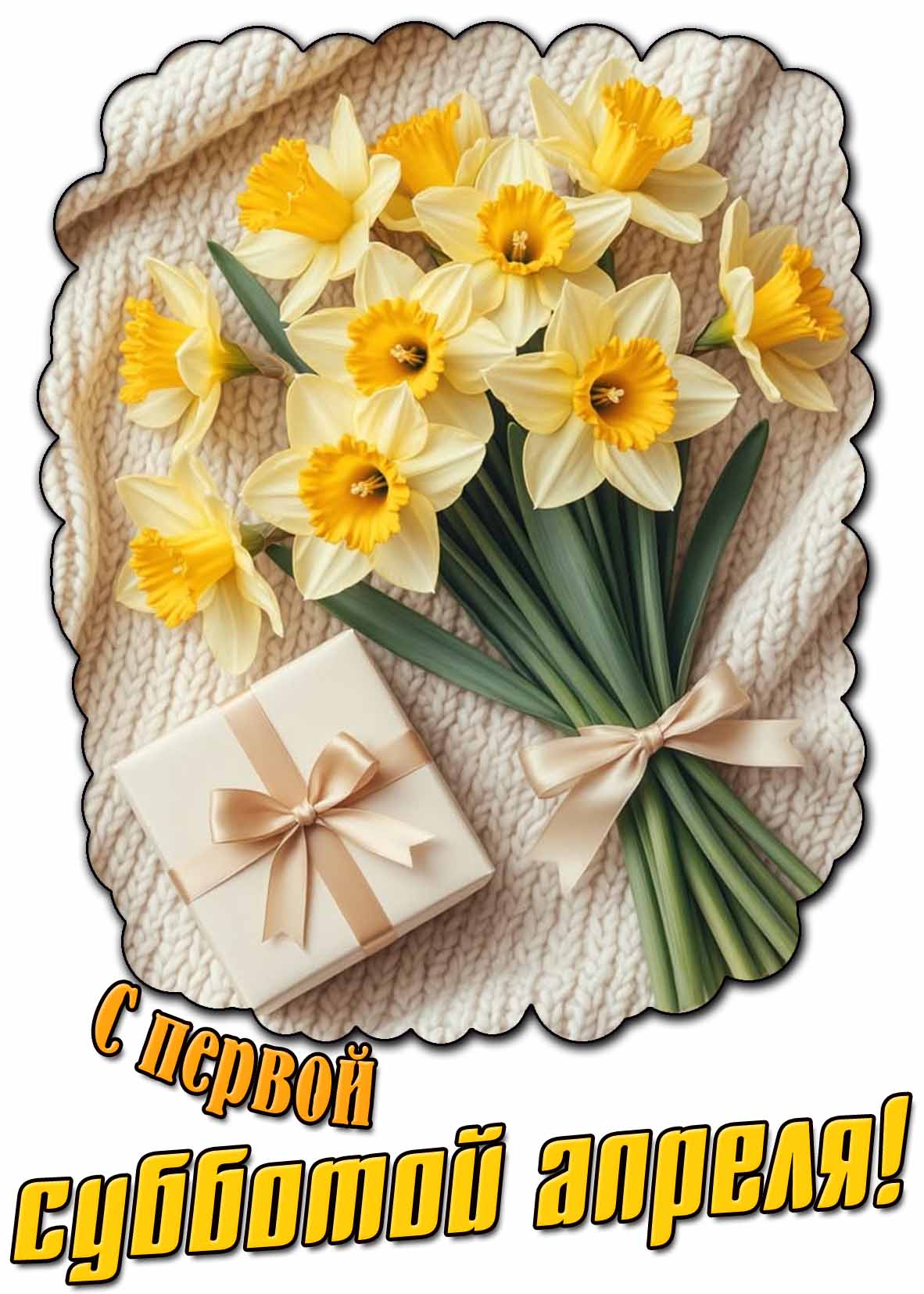 Картинка с первой субботой апреля