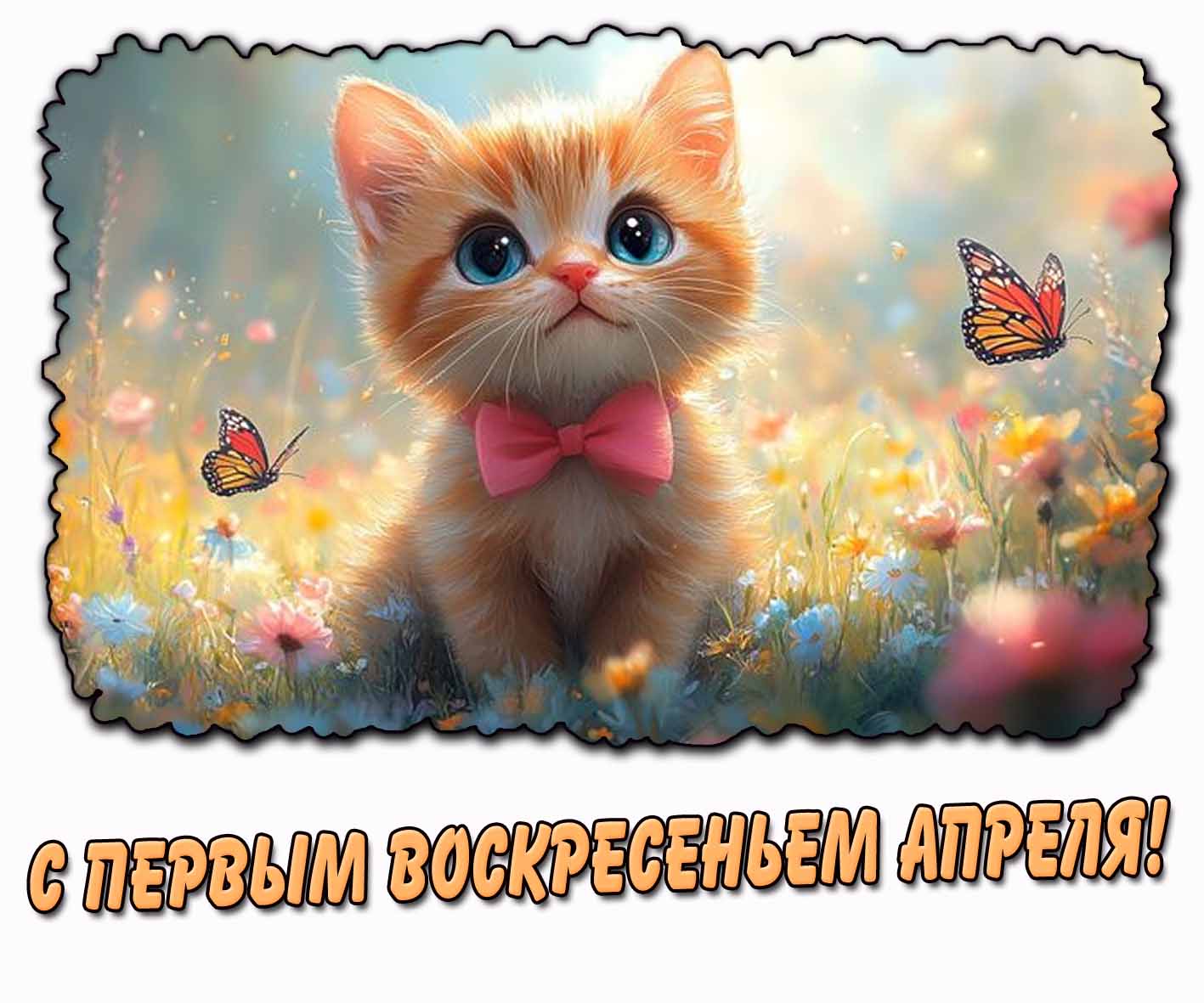 Картинка с первым воскресеньем апреля