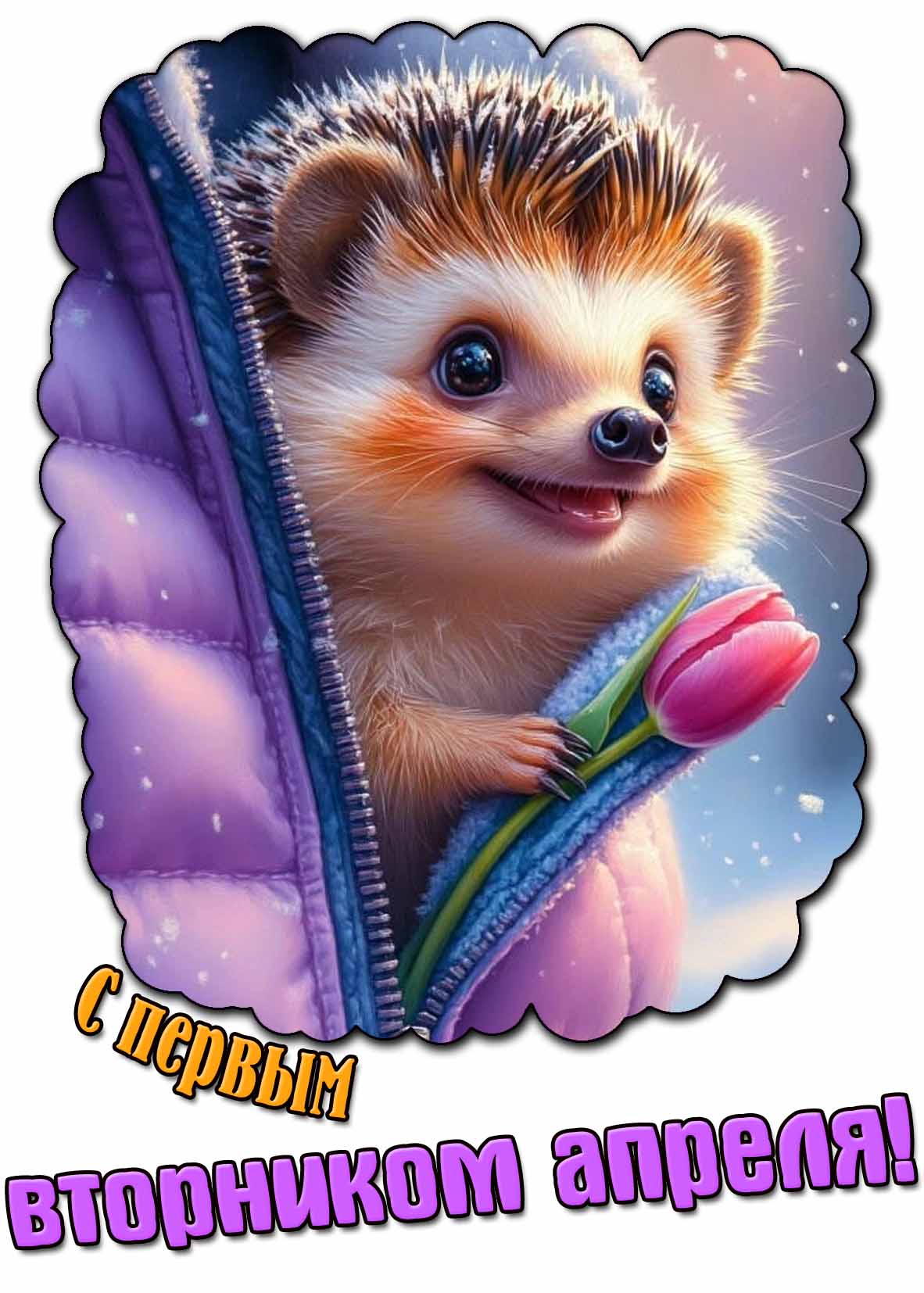 Прикольная картинка с первым вторником апреля