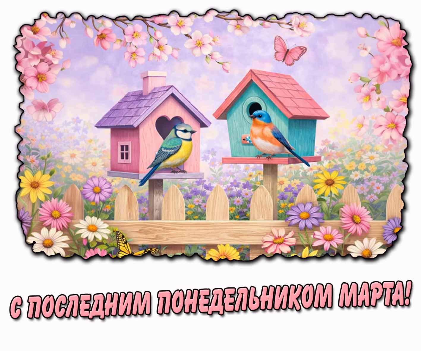 Красивая картинка с последним понедельником марта