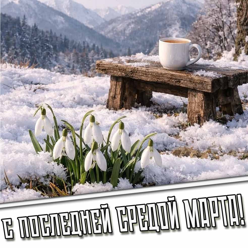 Картинка с последней средой марта