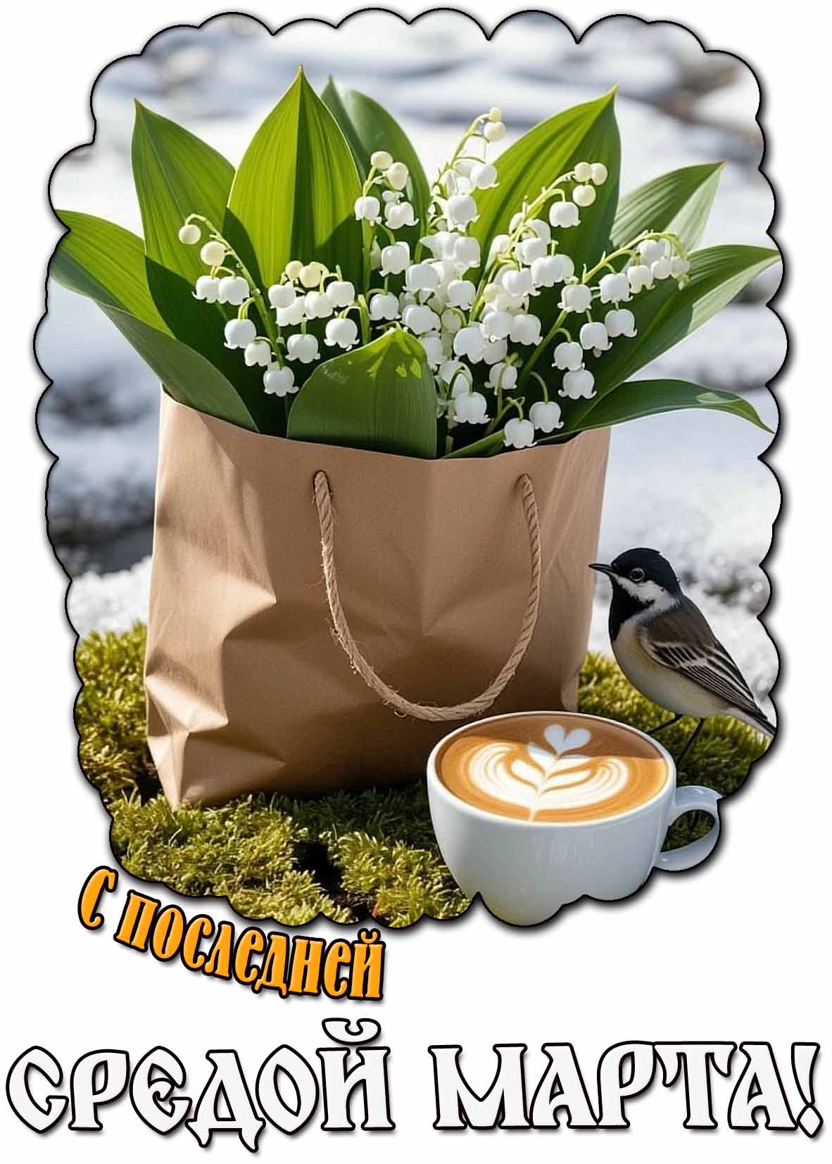 Красивая картинка с последней средой марта