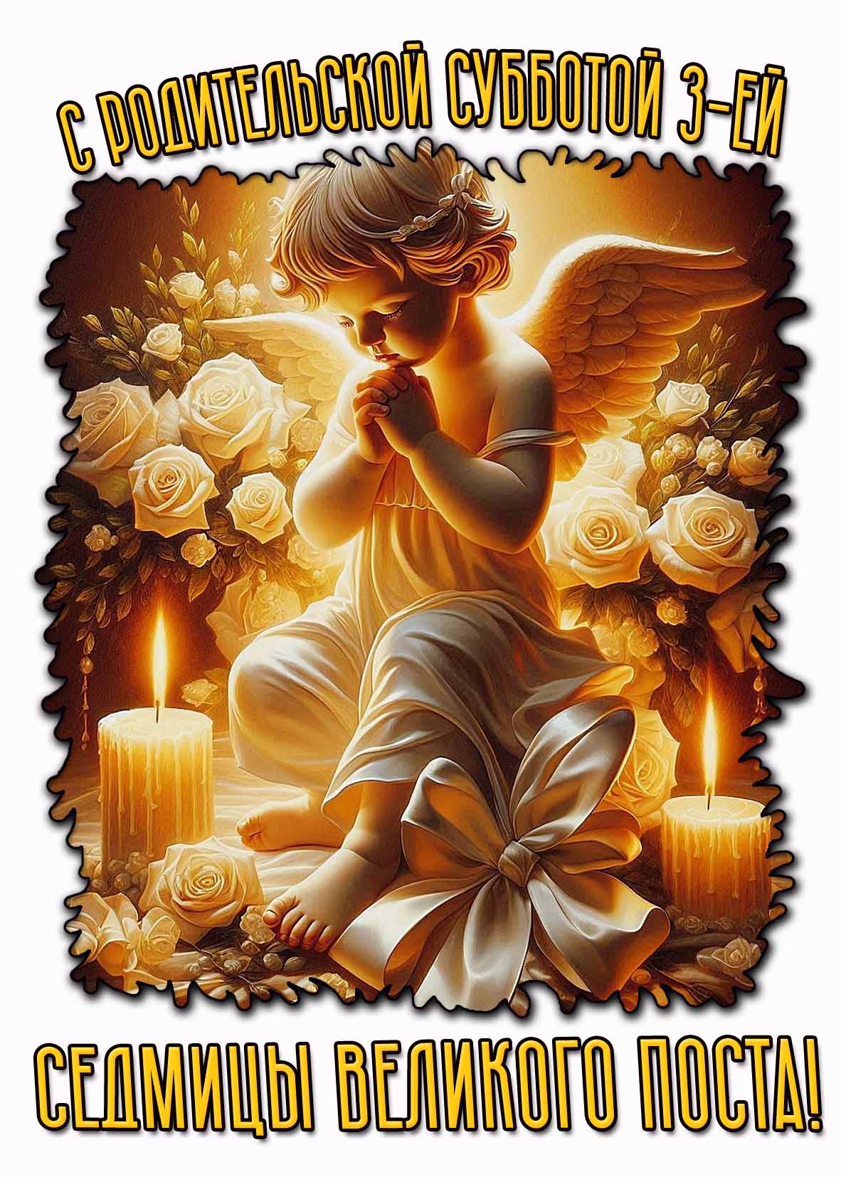 Красивая картинка с родительской субботой 3-ей седмицы Великого поста