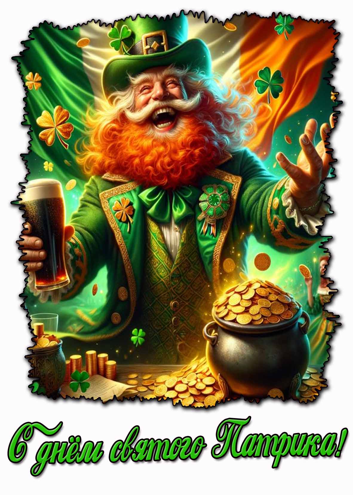 Прикольная картинка с днём святого Патрика