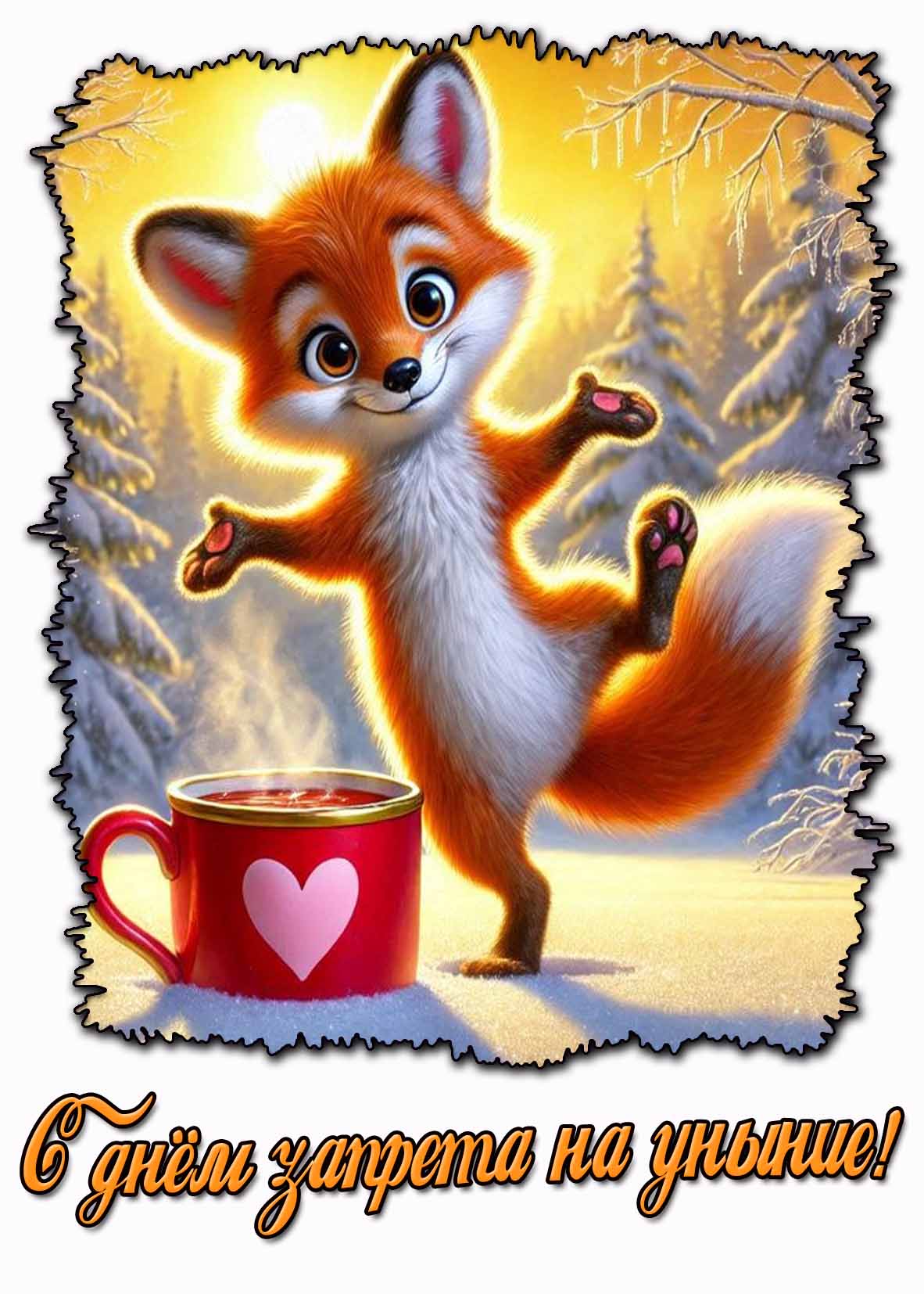 Позитивная картинка с днём запрета на уныние