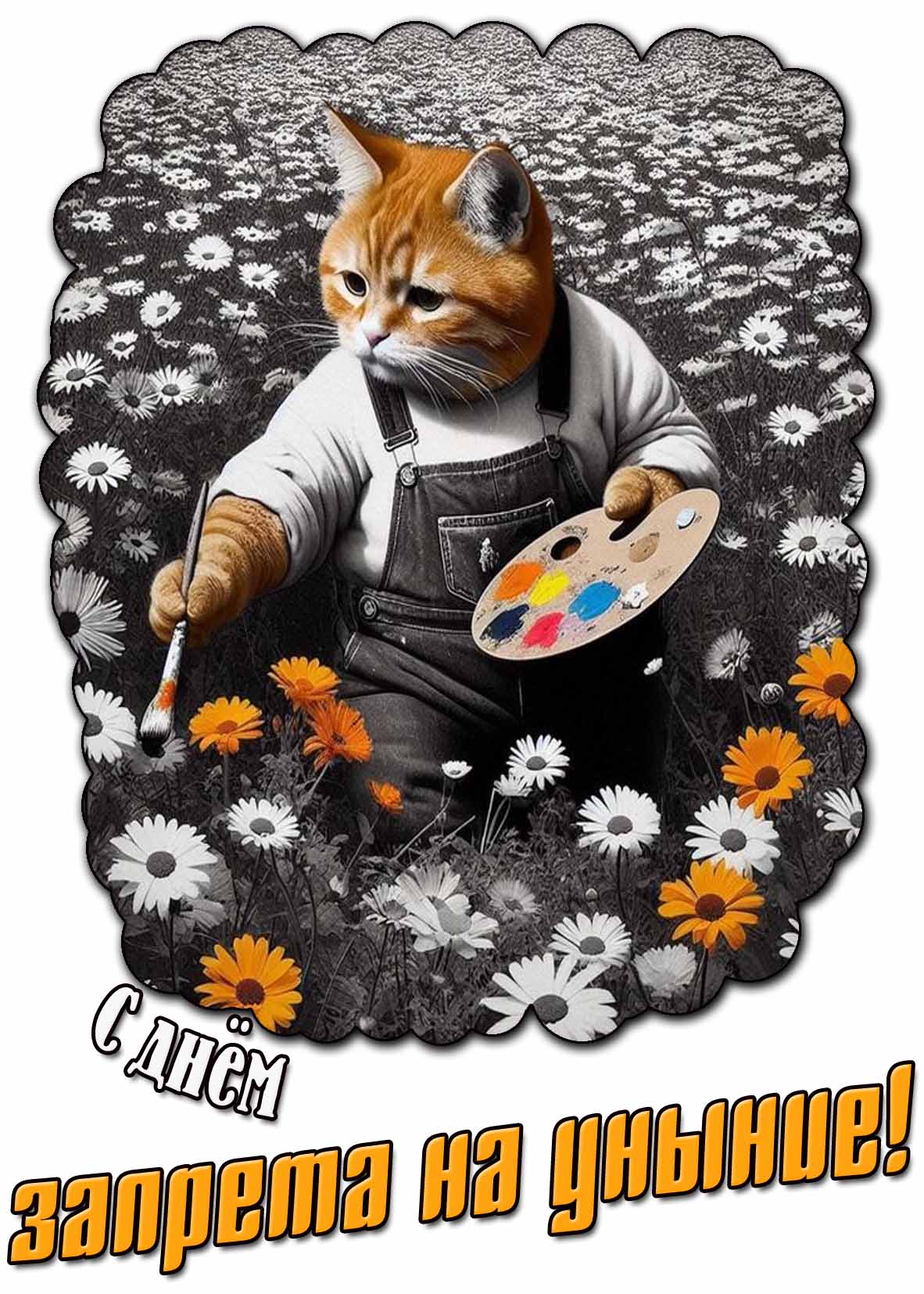 Картинка с днём запрета на уныние