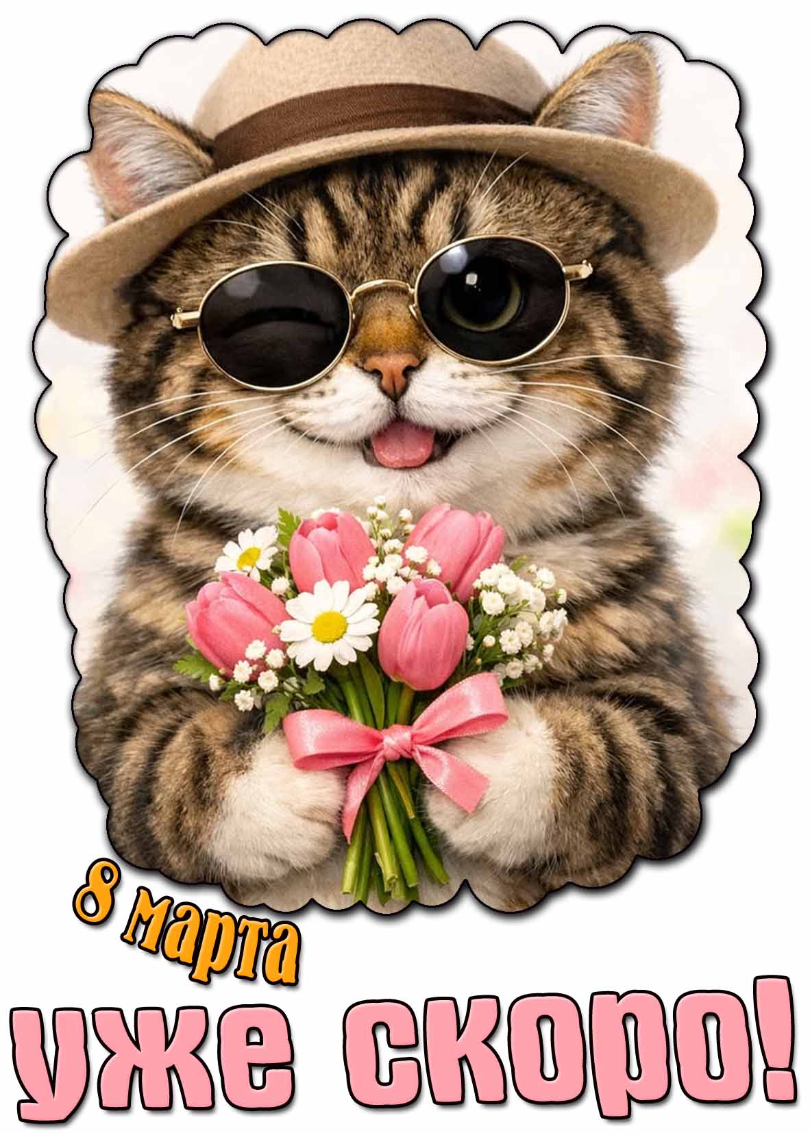Прикольная картинка "8 марта уже скоро!"