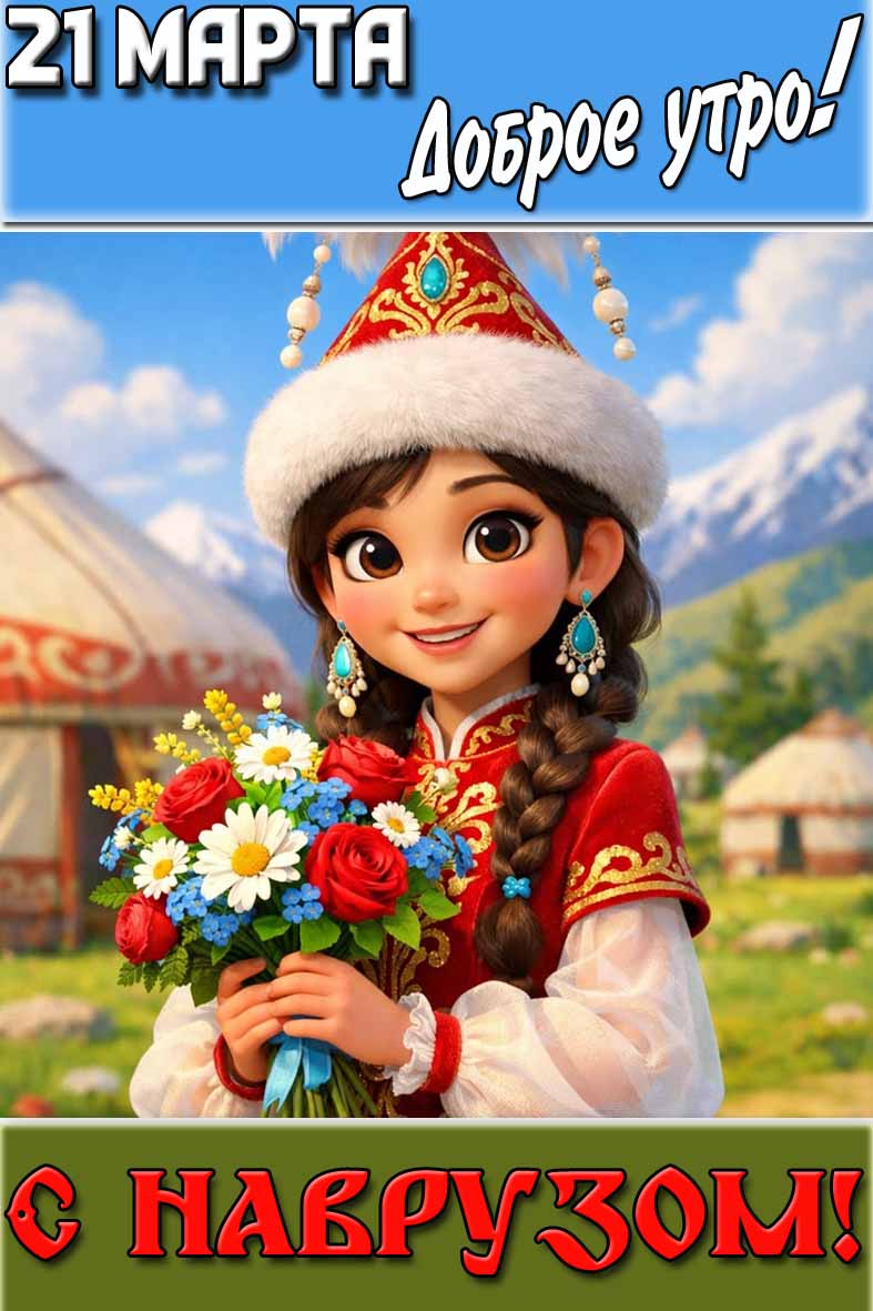 Картинка "21 марта доброе утро! С Наврузом!"