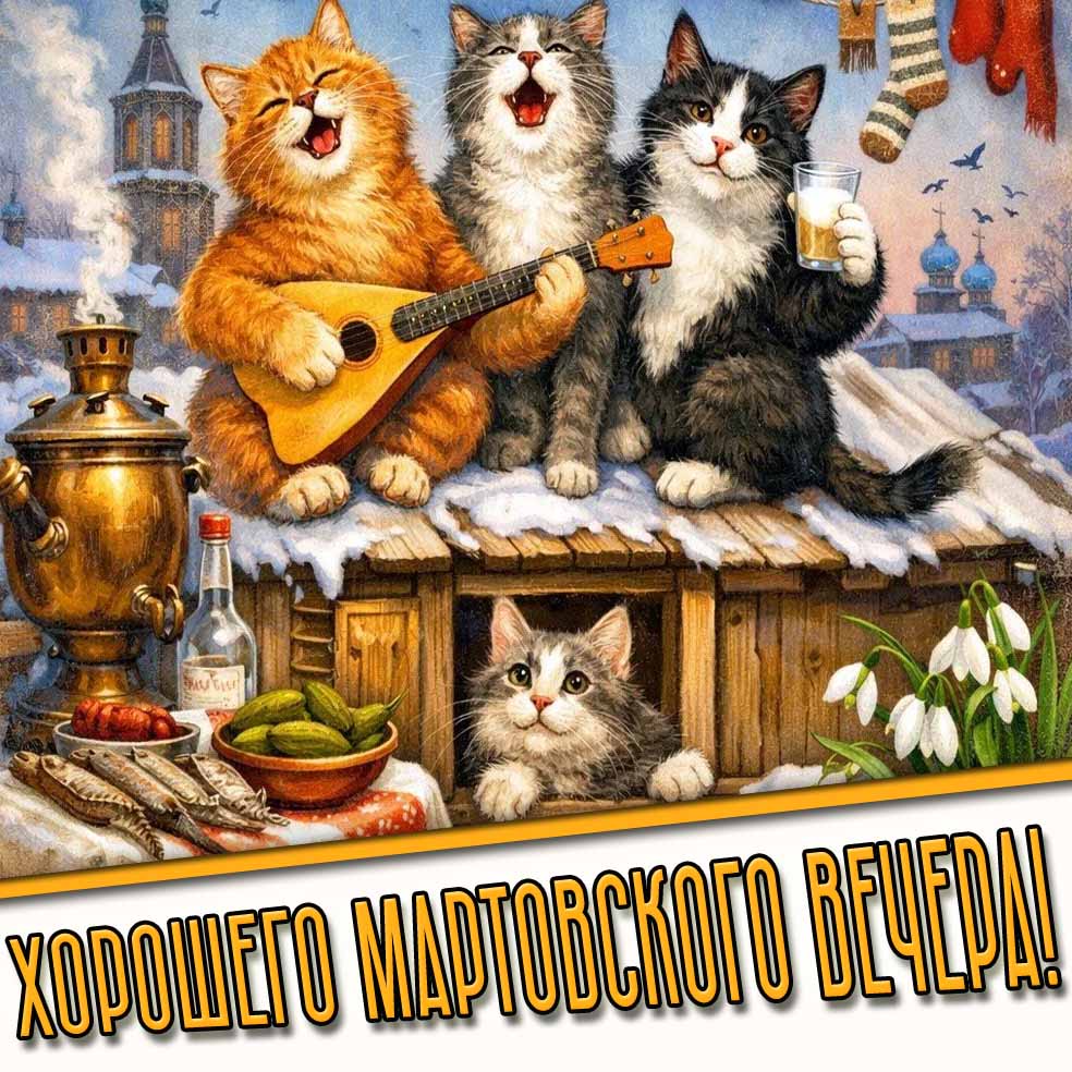 Смешная картинка хорошего мартовского вечера