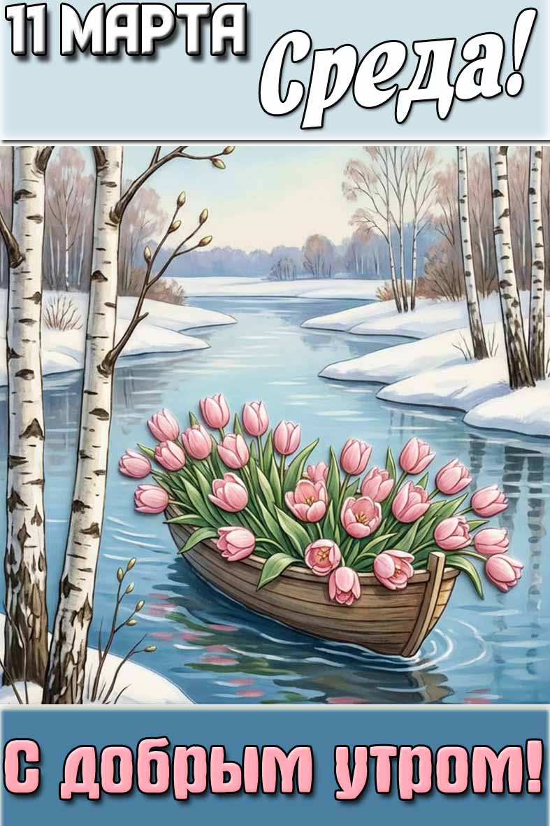 Картинка "11 марта среда! С добрым утром!"