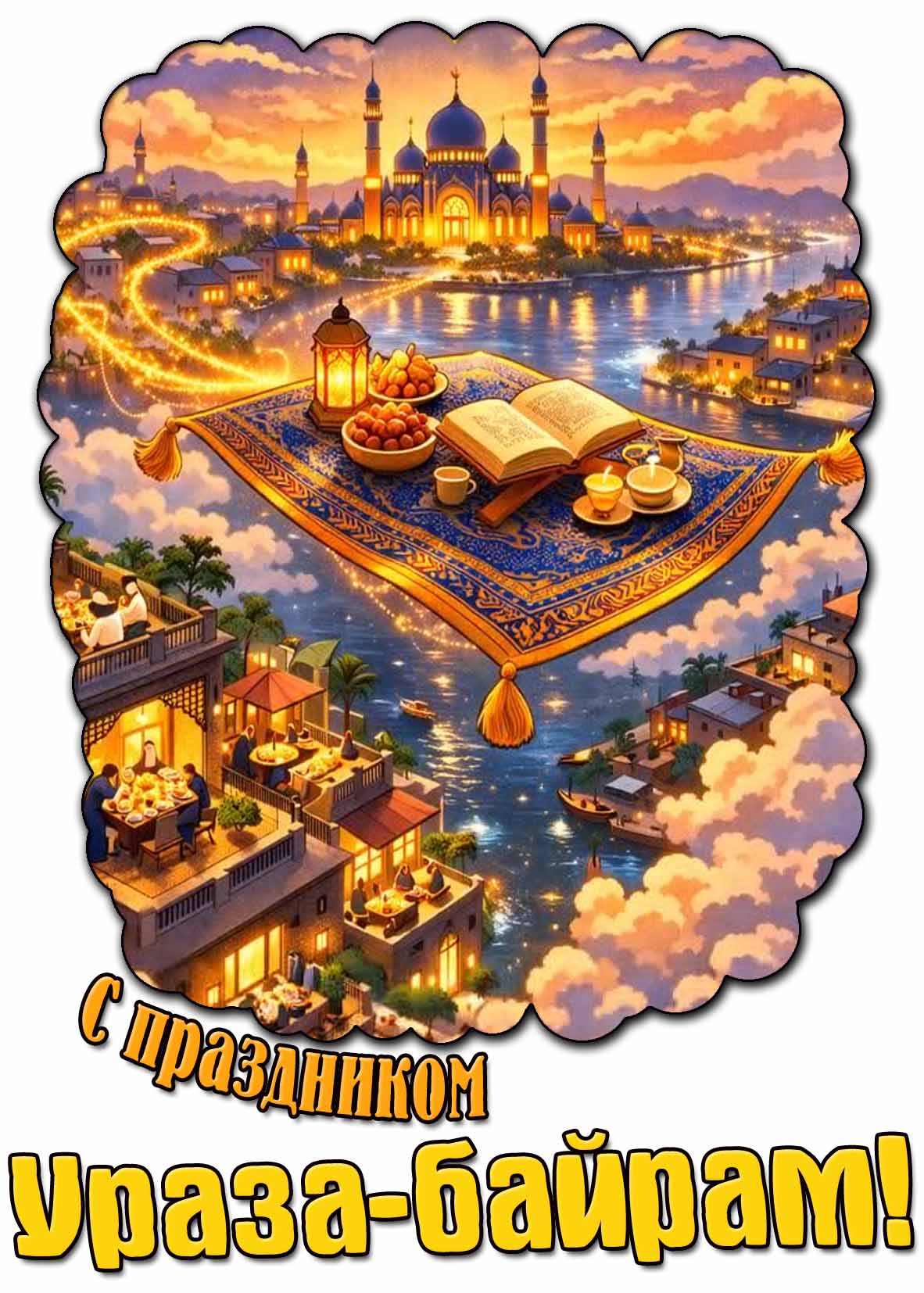 Картинка "С праздником Ураза‑байрам!"