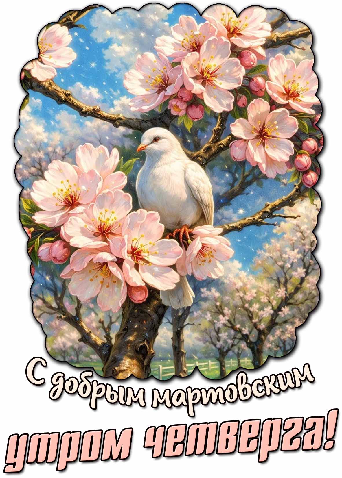 Картинка с добрым мартовским утром четверга