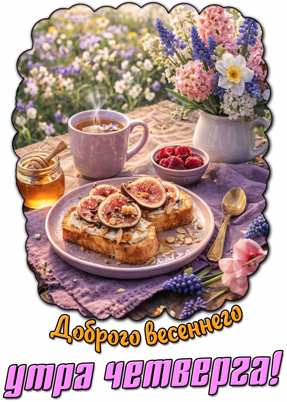 Красивая картинка доброго весеннего утра четверга