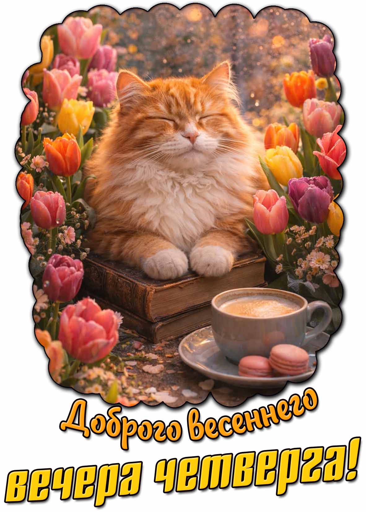Картинка доброго весеннего вечера четверга