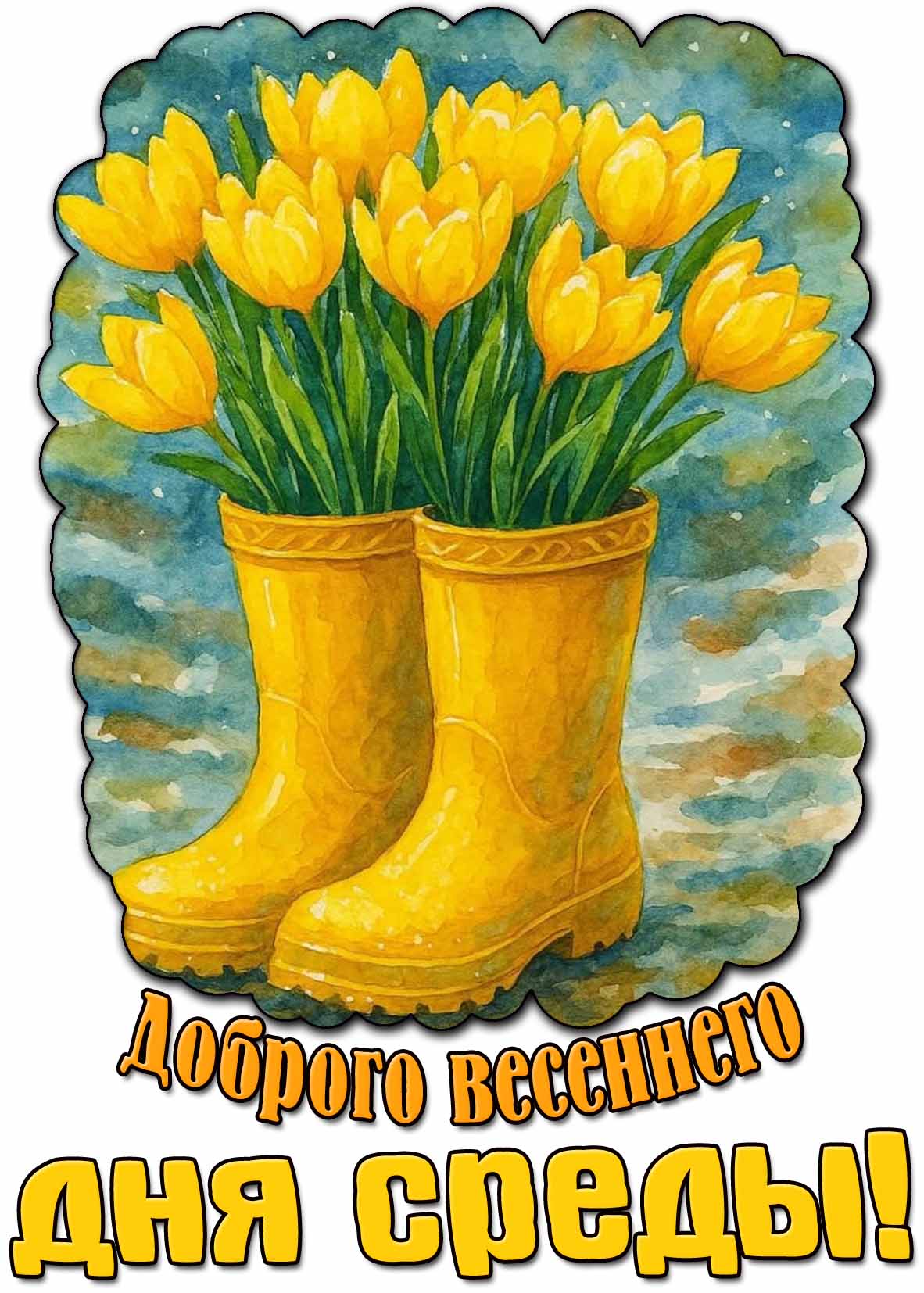 Картинка доброго весеннего дня среды