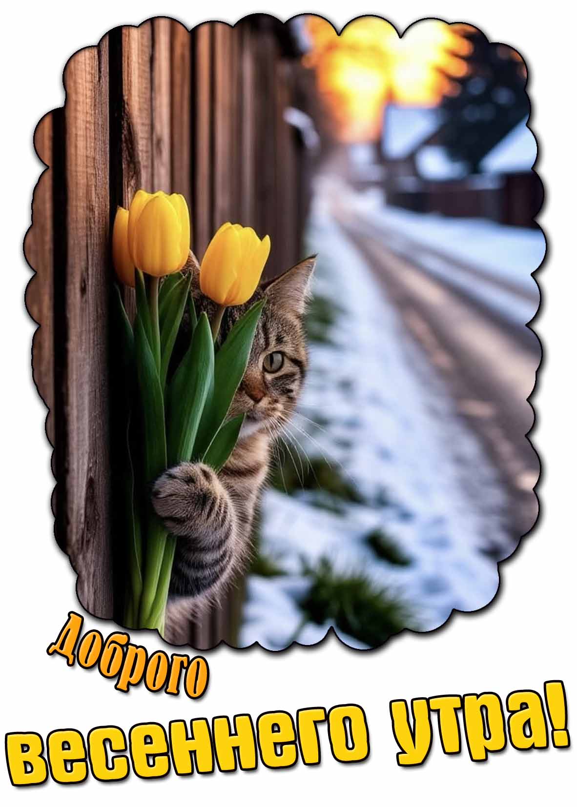 Прикольная картинка доброго весеннего утра