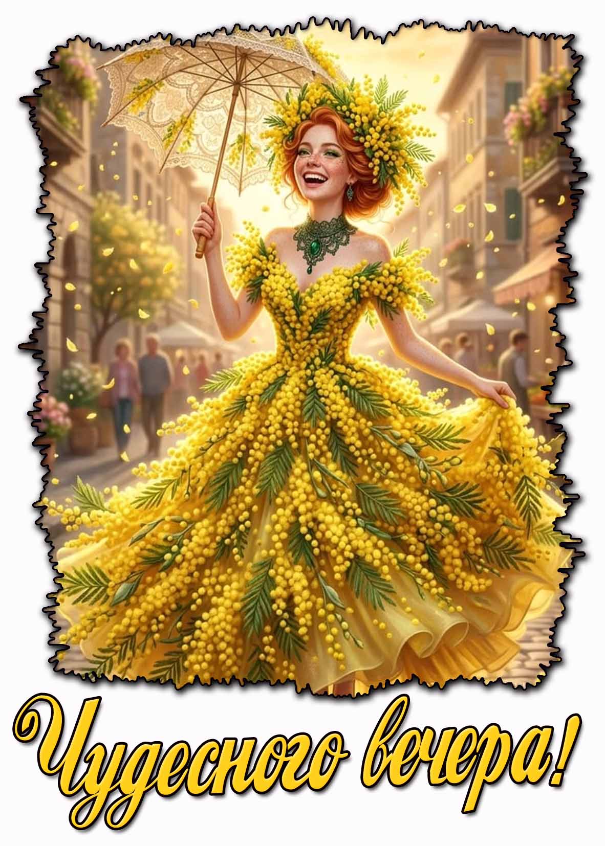 Красивая весенняя картинка "Чудесного вечера!"