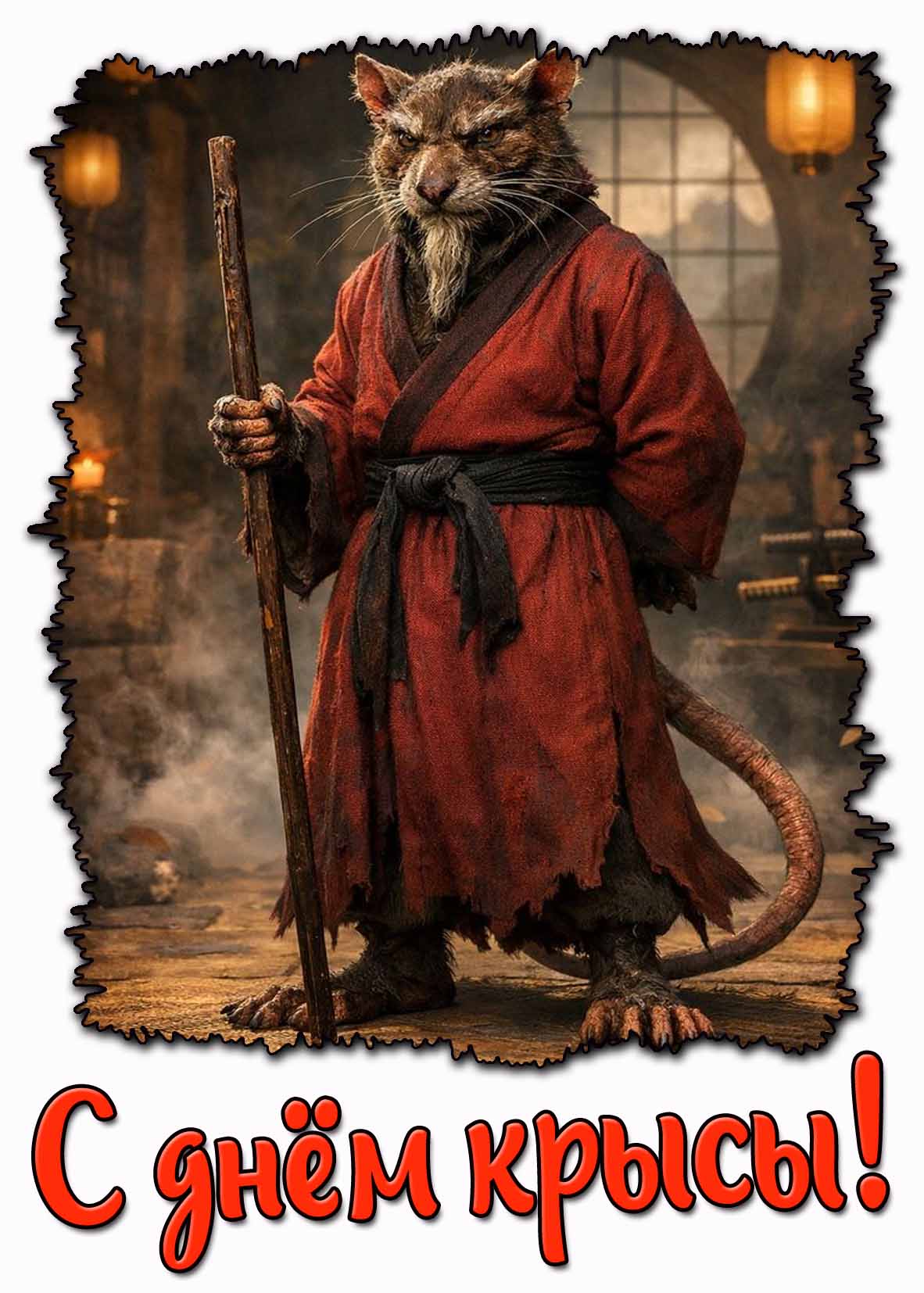 Прикольная картинка с днём крысы