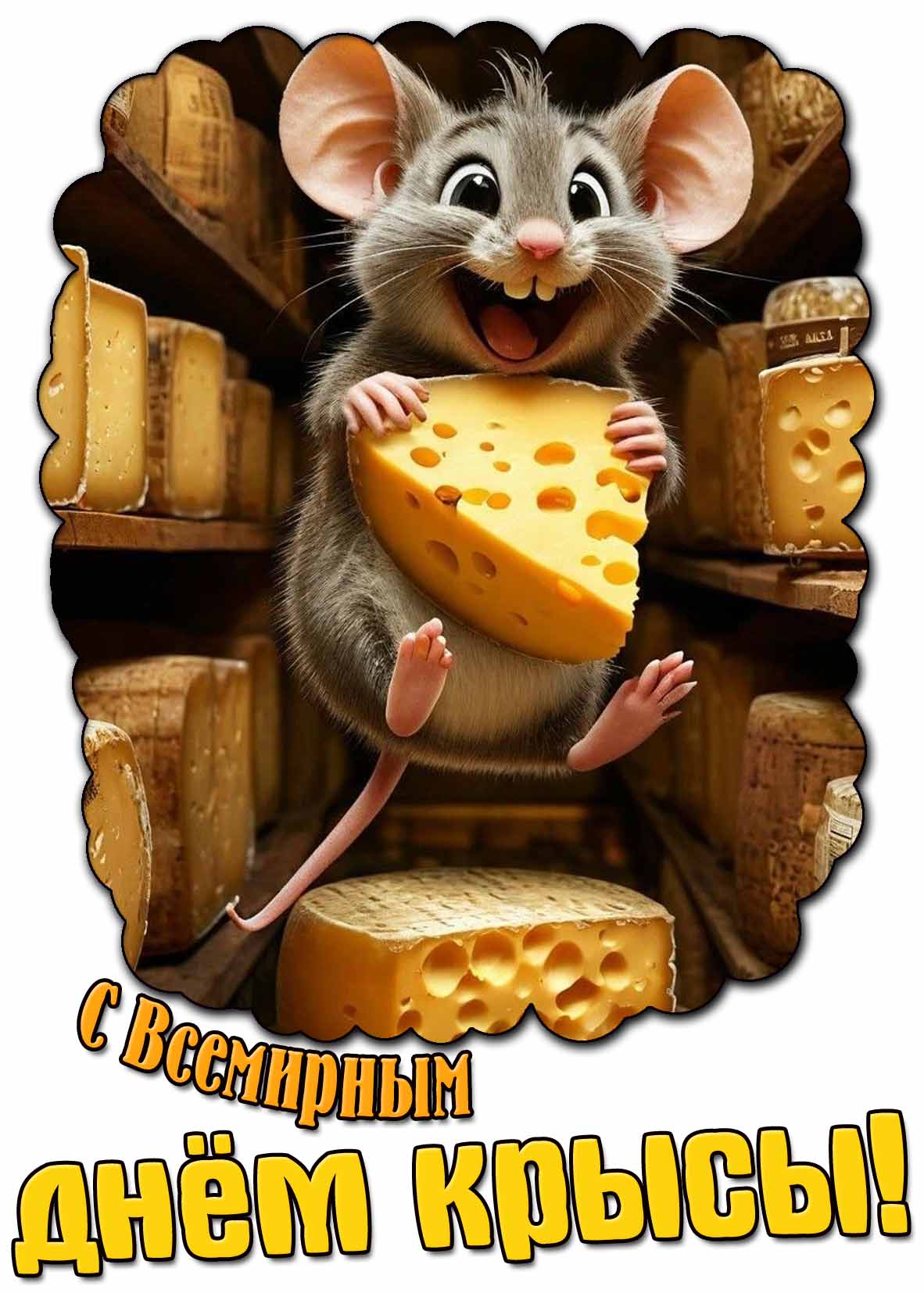 Картинка с Всемирным днём крысы