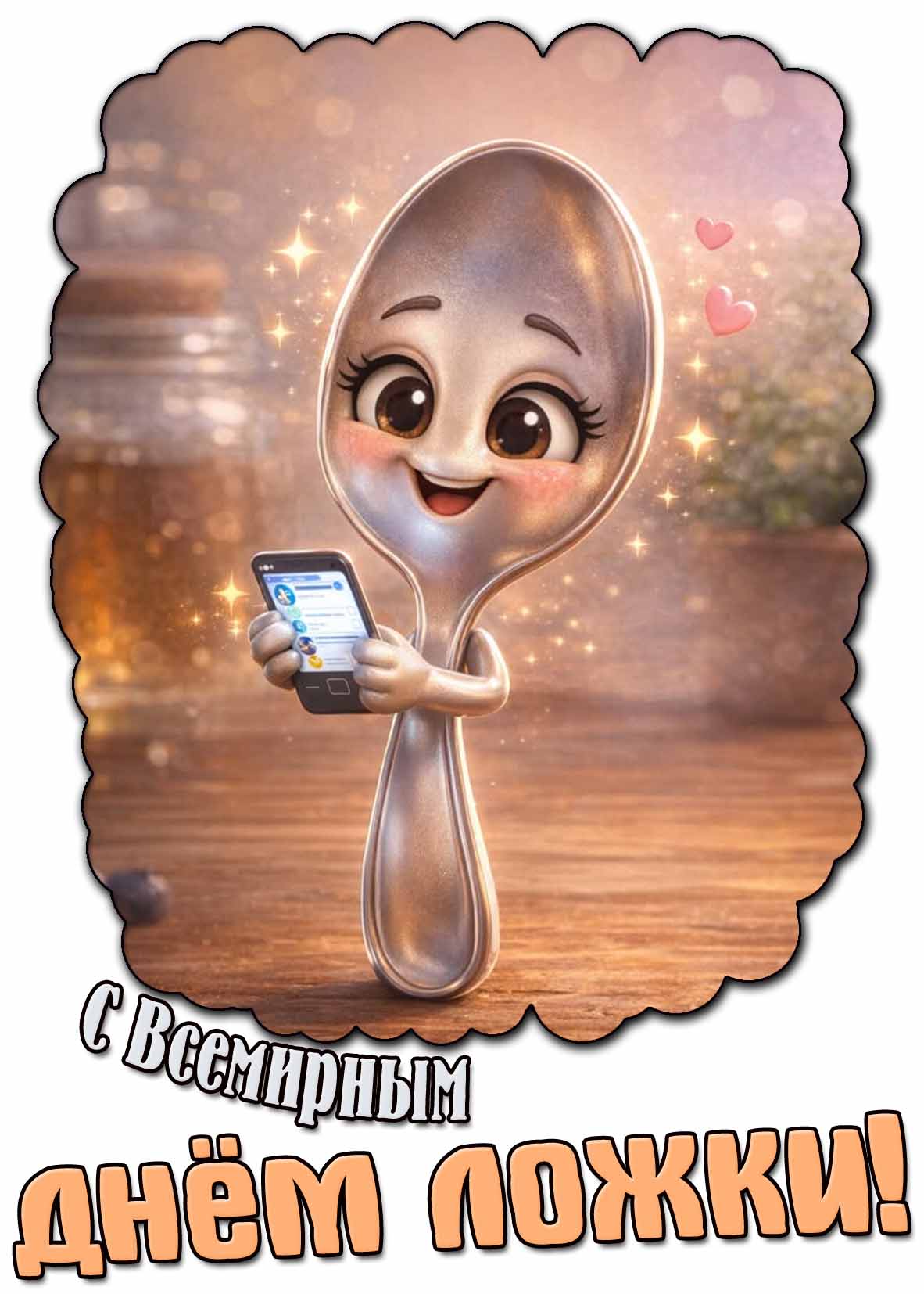 Картинка с Всемирным днём ложки