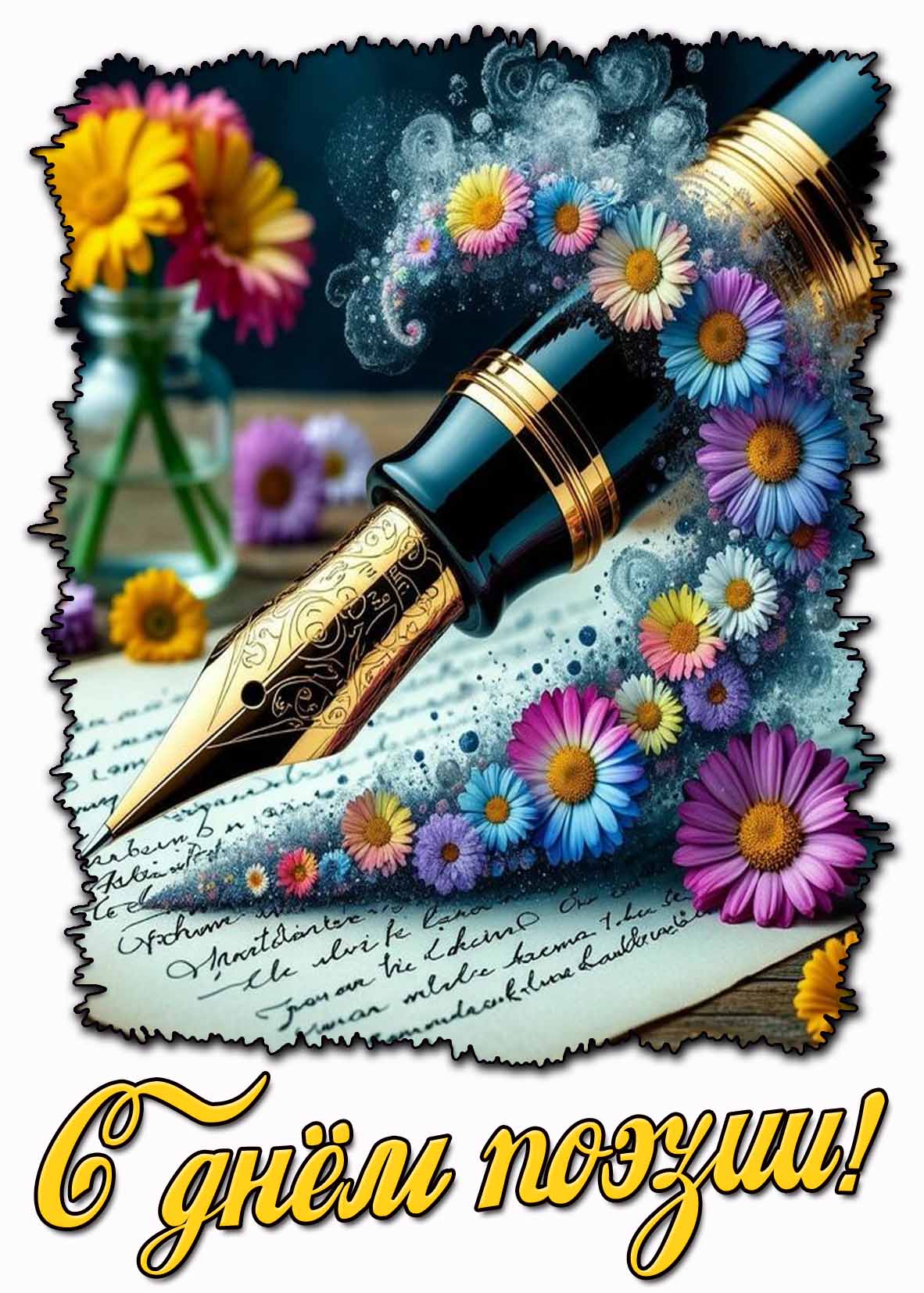 Картинка с днём поэзии