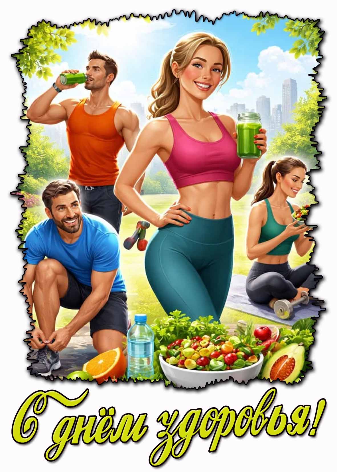 Картинка с днём здоровья