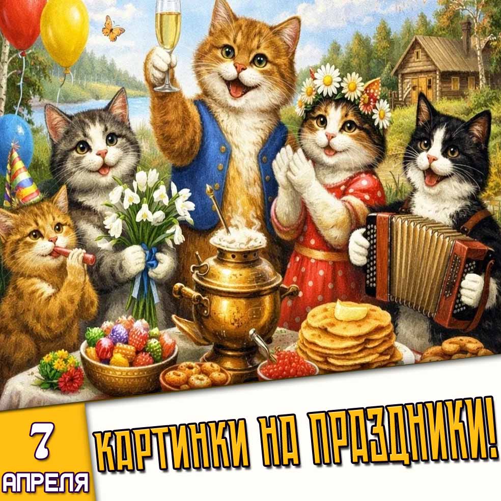 Картинки на праздники 7 апреля