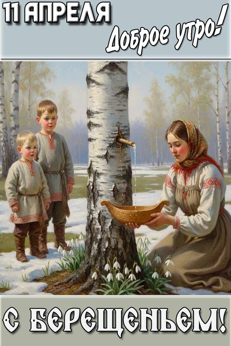Картинка "11 апреля доброе утро! С Берещеньем!"