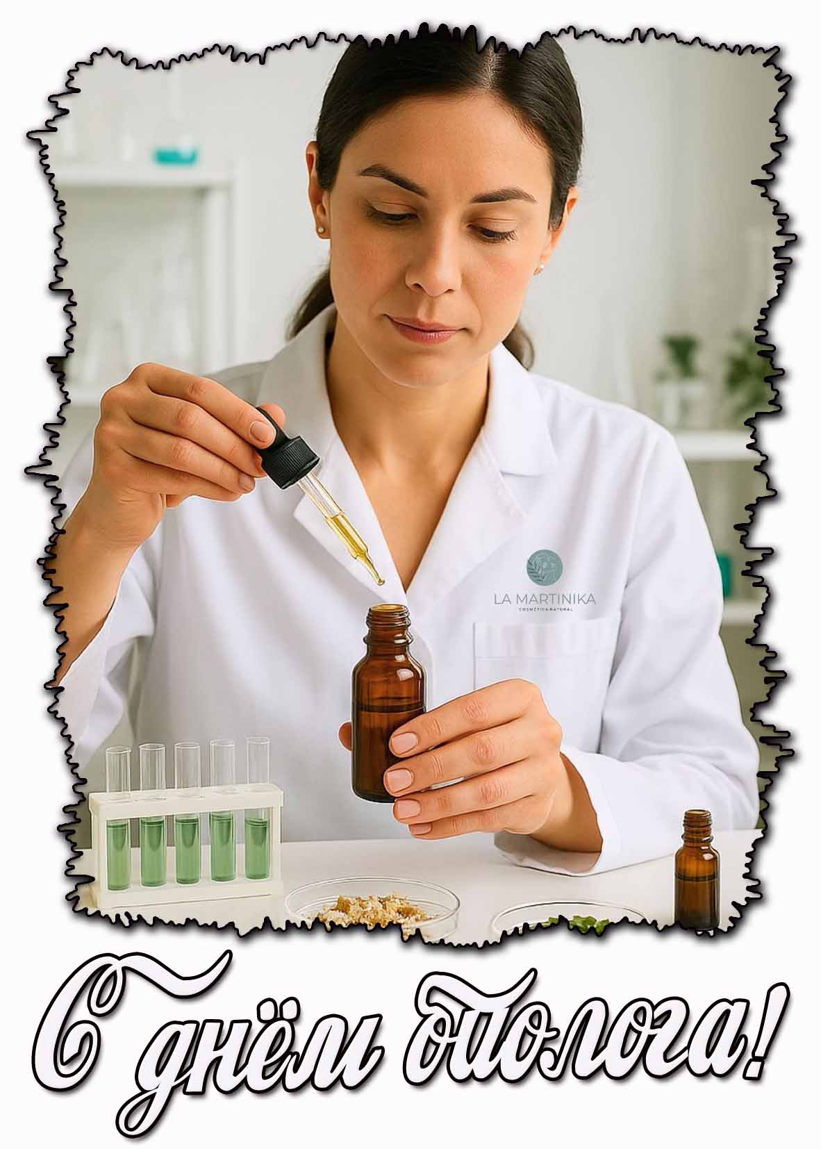 С днём биолога! - картинка для женщины