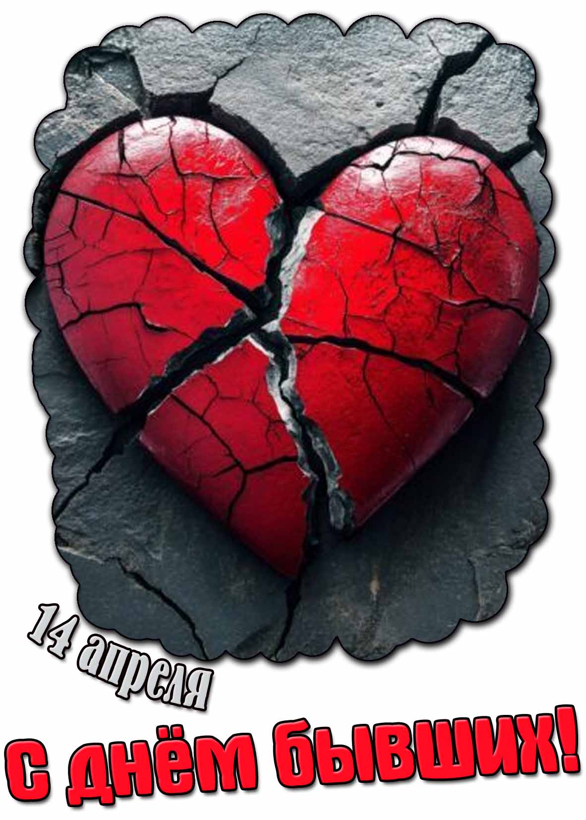 С днём бывших! - открытка на 14 апреля