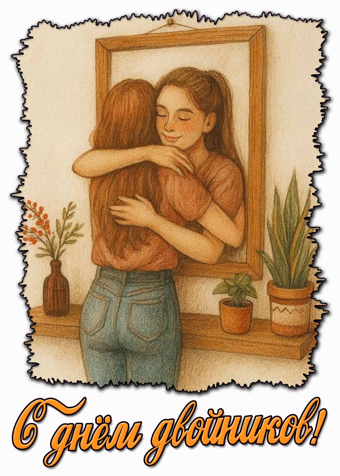 Картинка с днём двойников