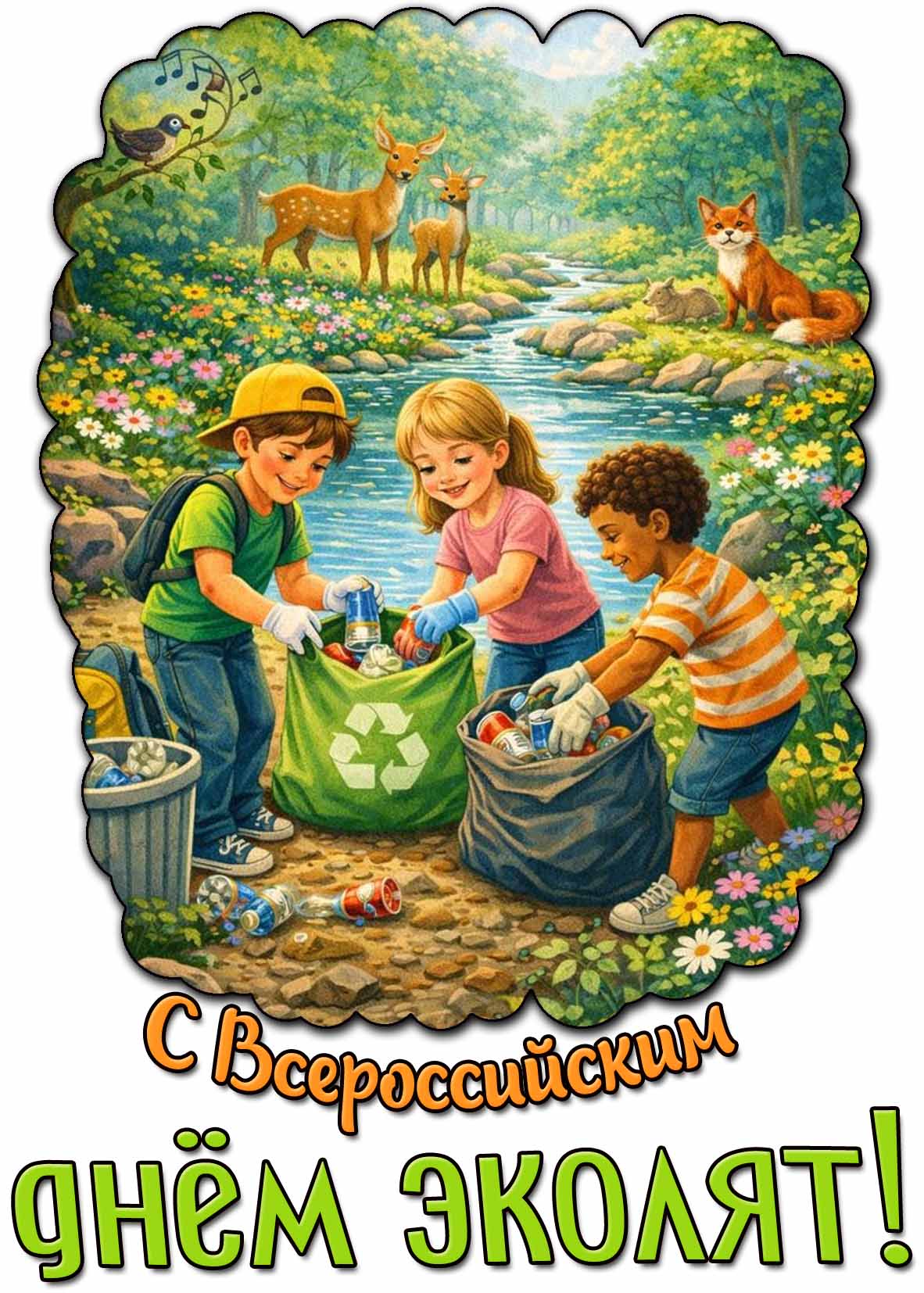 Картинка с Всероссийским днём эколят